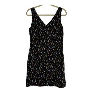 Vintage Nicole Miller Collection 100% Silk Novelty Strawberry Ice-cream print